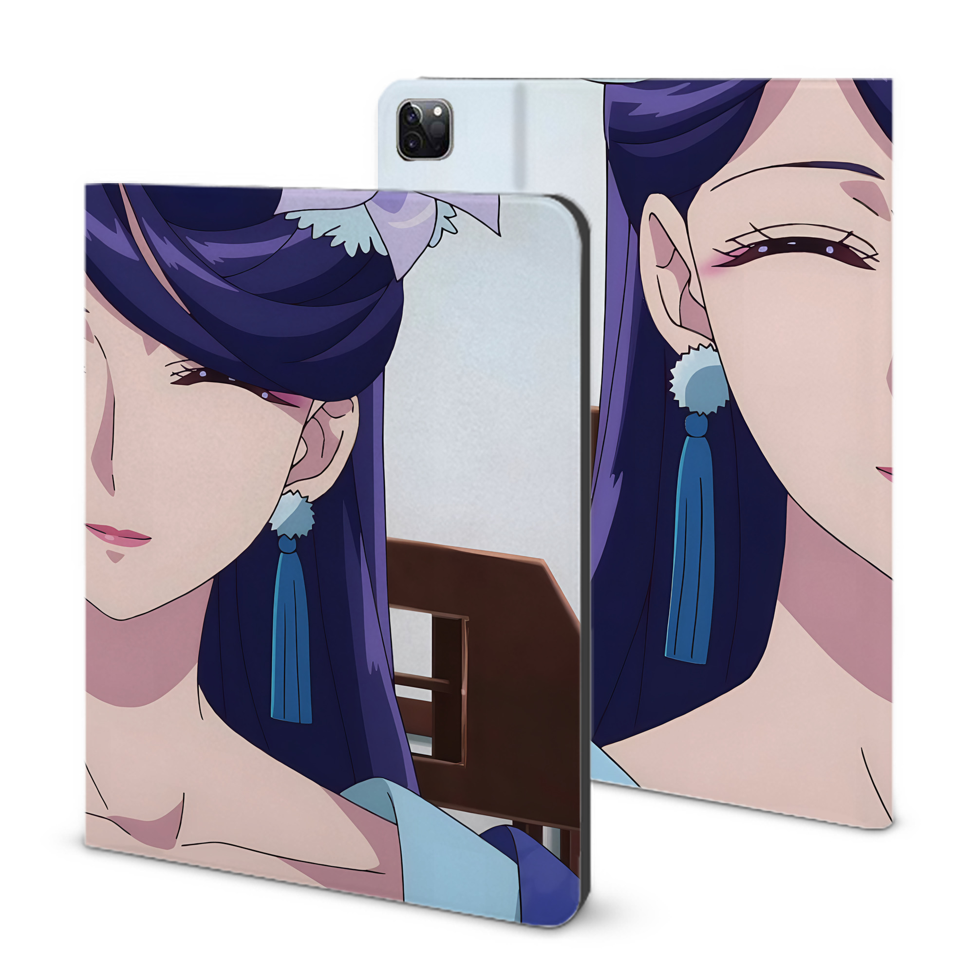 （画像用） 薬屋のひとりごと The Apothecary Diaries IPad ケース ブック型 PUレザー TPU 耐衝撃 軽量 薄型 ペン収納なし 全面保護 IPad 各モデル対応